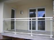 garde corps alu coloris blanc